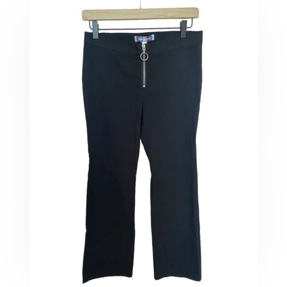 Urban Outfitters women’s Black Bootcut Pants zipper fly 2 Stretch office party